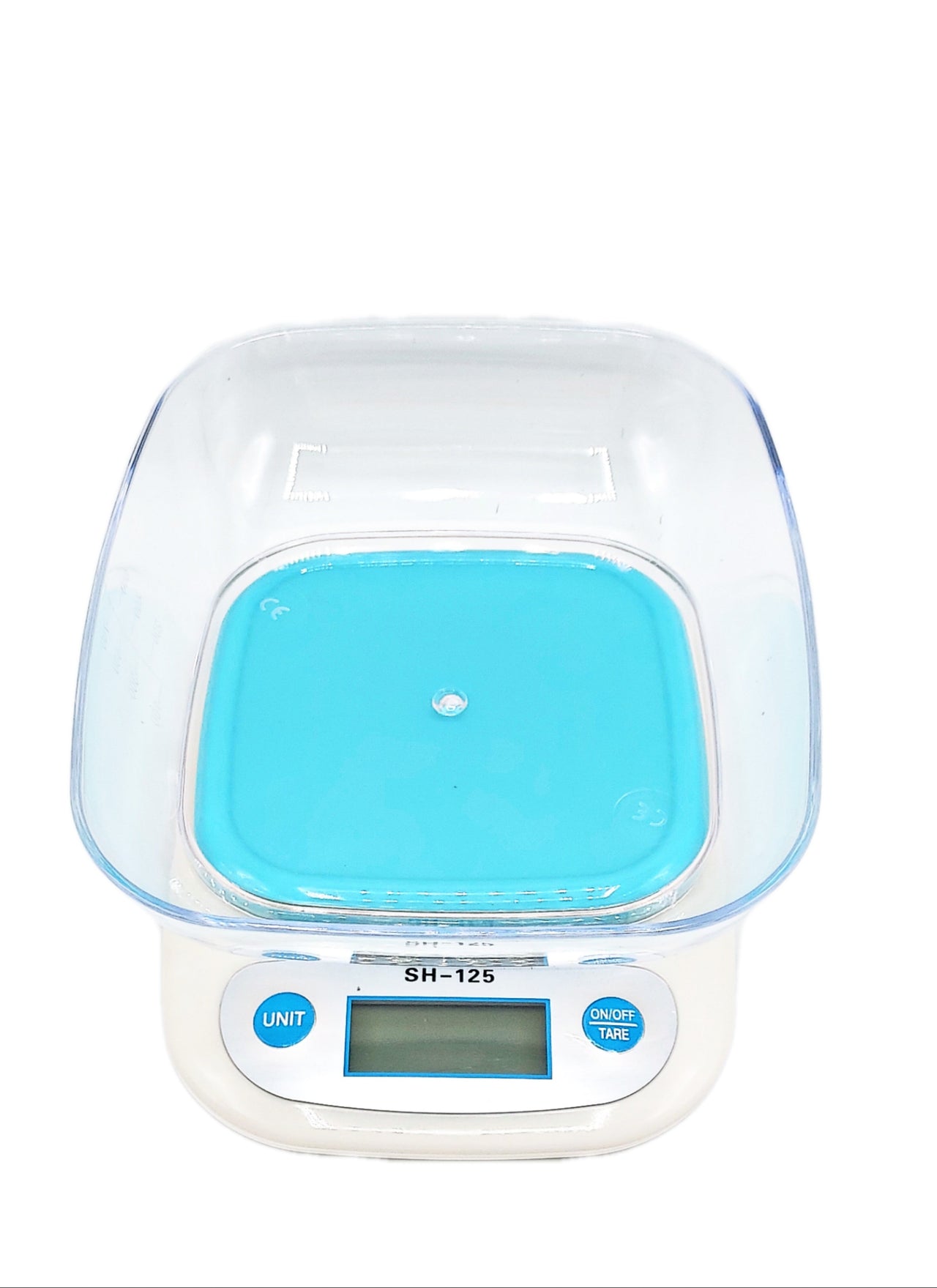 Cantar electronic de bucatarie, Pana la 5 kg, Afisaj LCD, Albastru