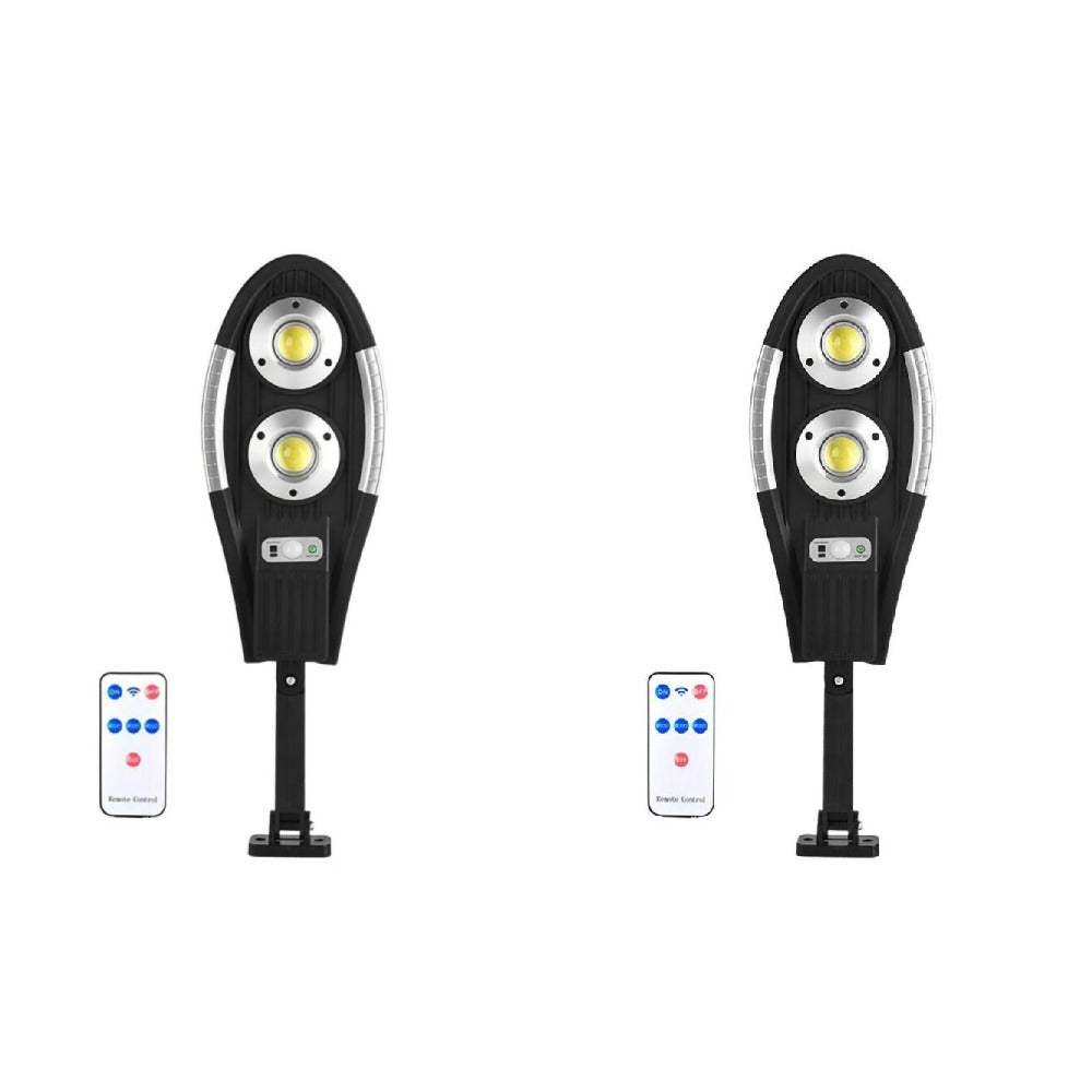 Set 2 Lampi solare Jortan cu senzor de miscare si telecomanda, 60 Led COB, rezistenta la apa