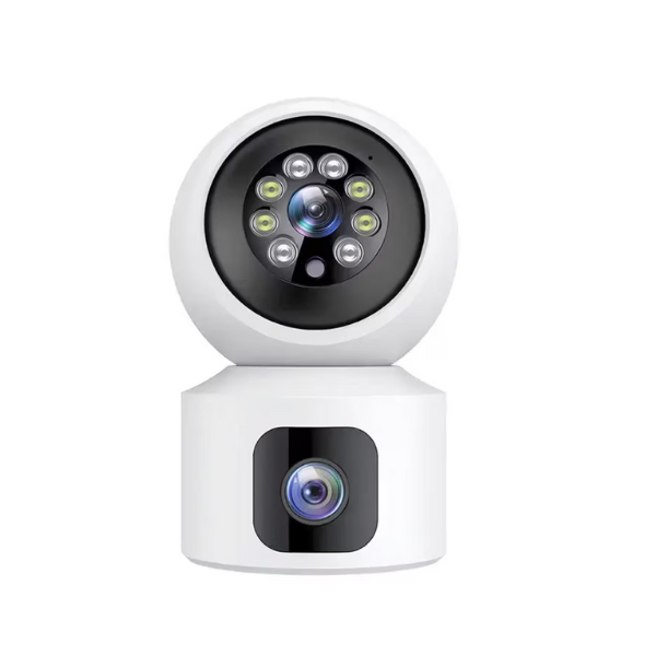 Camera supraveghere Jortan Dome IP wireless interior 4 MP 2 lentile comunicare bidirectionala