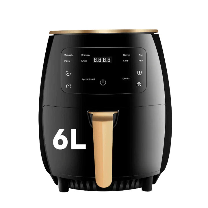 Friteuza Fara Ulei 6 Litri Air Fryer , Display Digital, Functie de Coacere