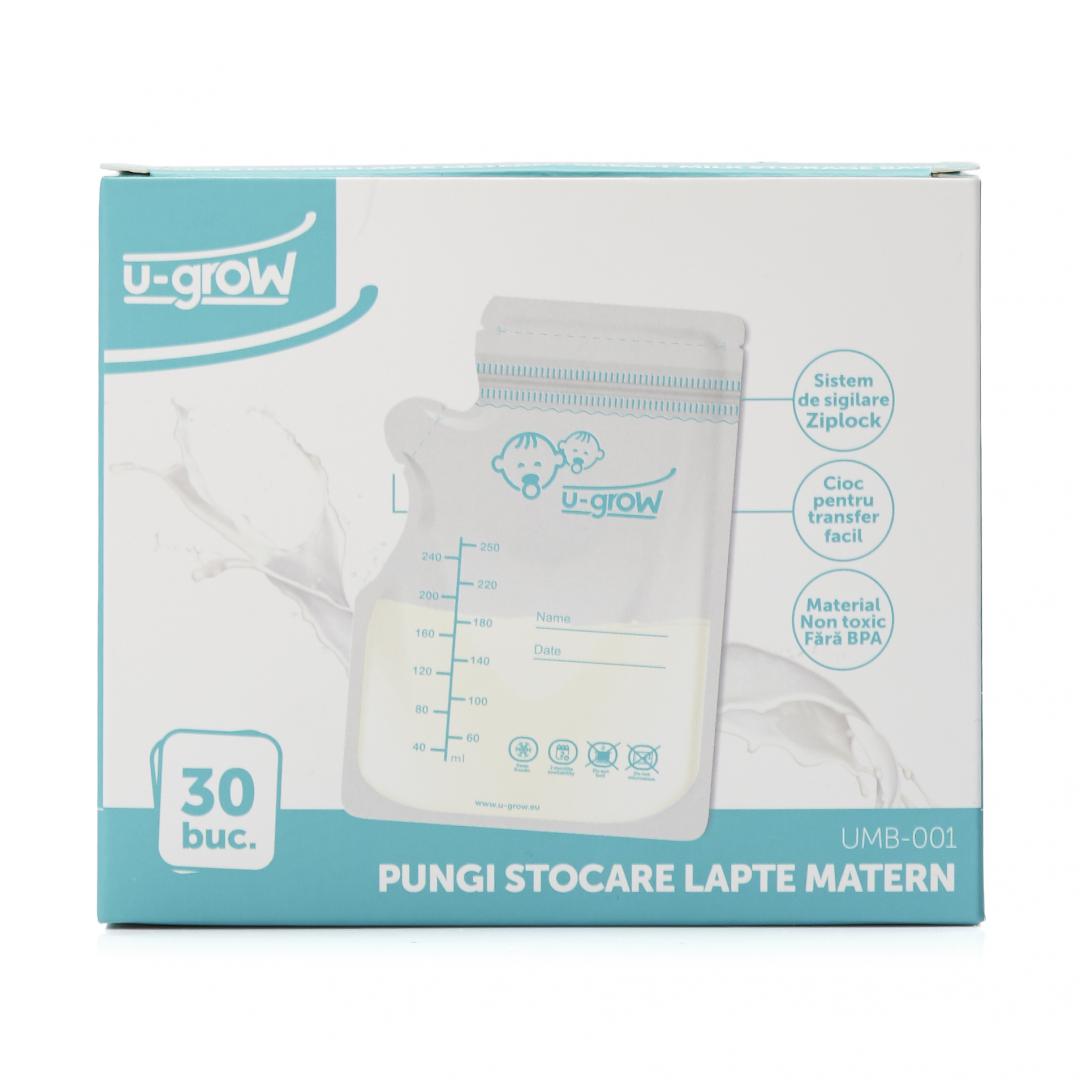 Pungi stocare lapte matern 30buc