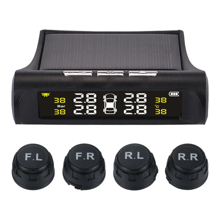 Dispozitiv auto senzori presiune roti incarcare solara model TPMS RX10